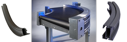 Förderband Fließband Biegetechnik Supply Chain Fördertechnik Transportband und gebogene Profile